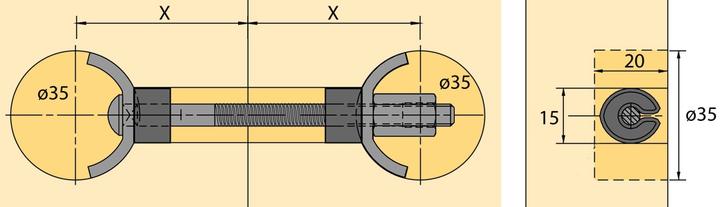 Produktbild Hettich Avb 5 (50 Stk.)