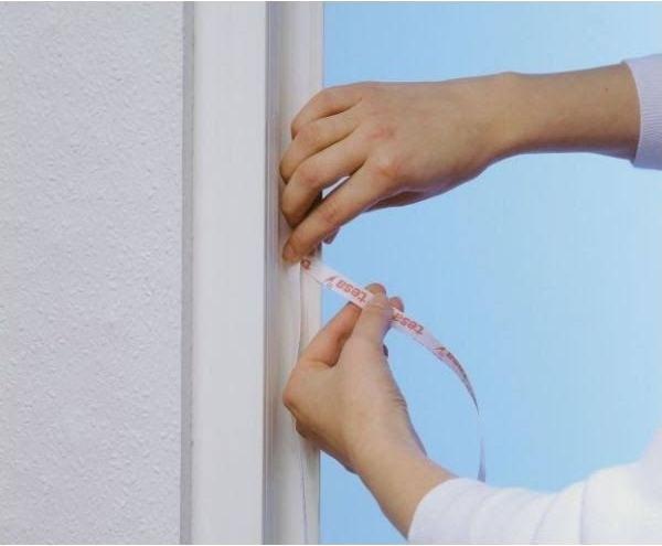 Actual product image tesa Insect screen STANDARD for windows, with Velcro tape, without drilling (100 x 100 cm)