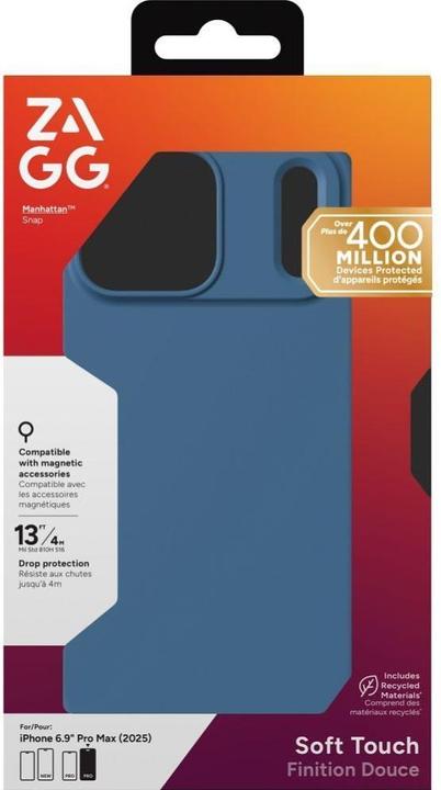 Produktbild Zagg Case für Apple iPhone 17 Pro Max Manhattan Snap ocean abyss (Apple iPhone 17 Pro Max)