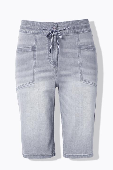 Produktbild Ulla Popken Bermuda Mary, weites Bein, Elastikbund (52)