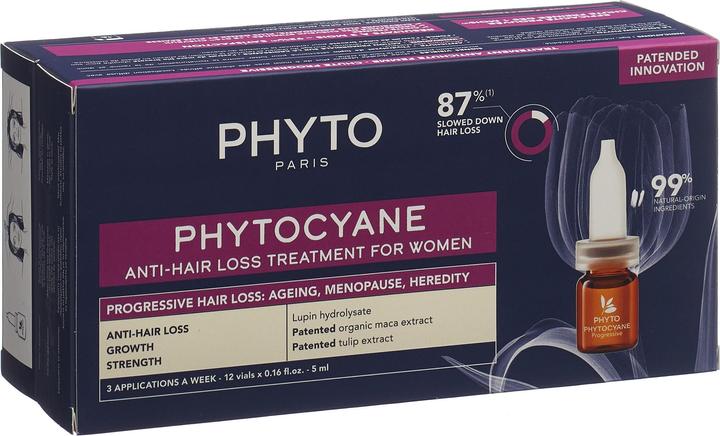 Immagine prodotto Phyto Phytocyane Women Prog french 12 Fl 5 ml (Set per la cura dei capelli)