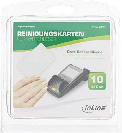 Actual product image InLine Cleaning cards