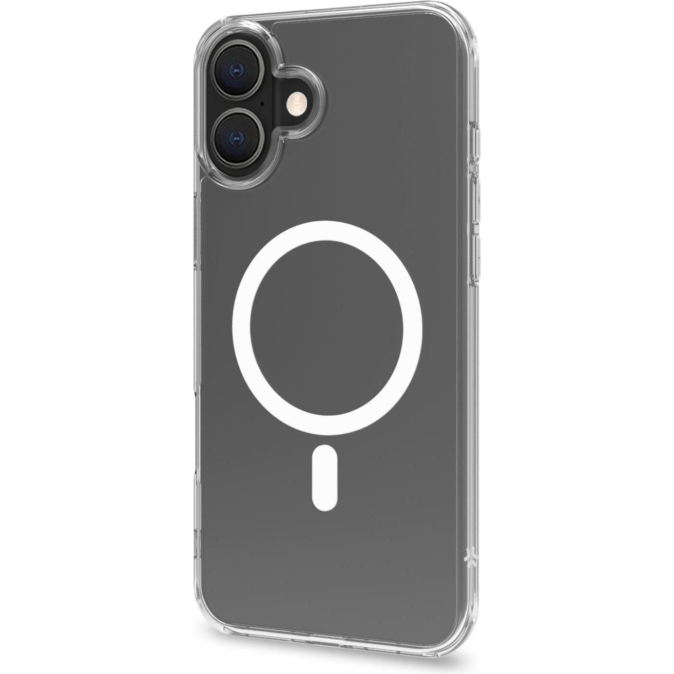 Celly GELSKINMAG1080W (Apple iPhone 16 Plus), Smartphone Hülle, Transparent