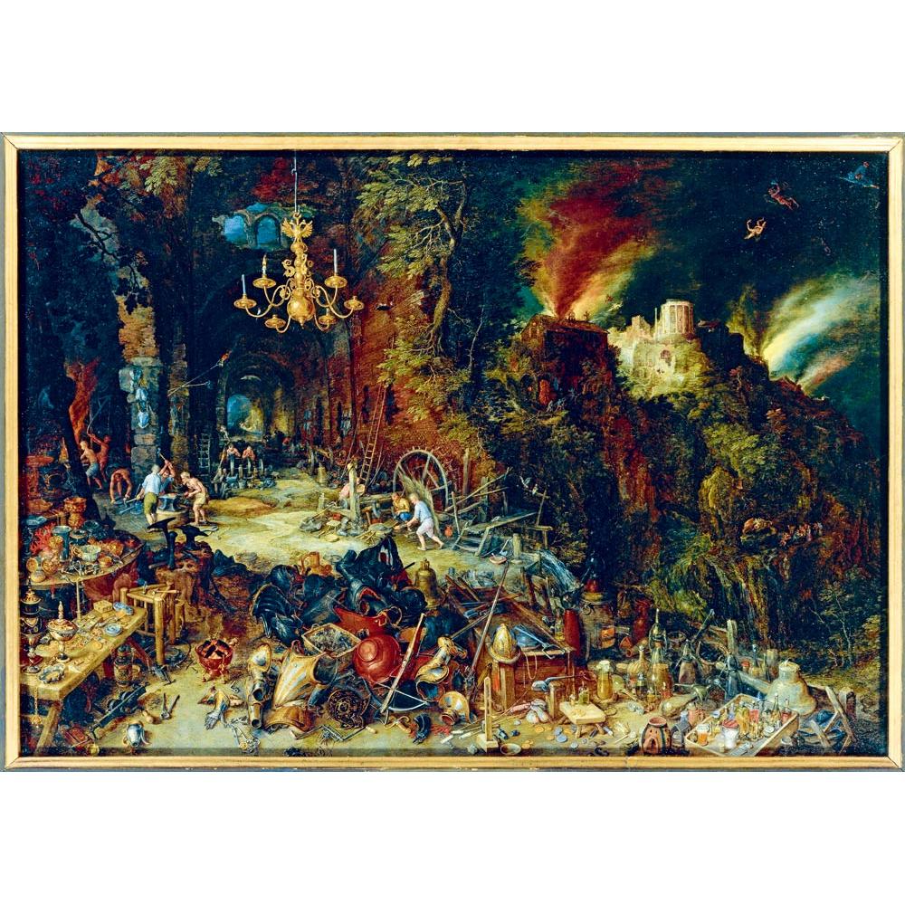 Thumbnail - Bluebird Puzzle 1000 Allegorie des Feuers, Brueghel (1000 Teile)