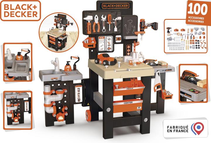 Immagine prodotto Smoby Black+Decker Mega Center