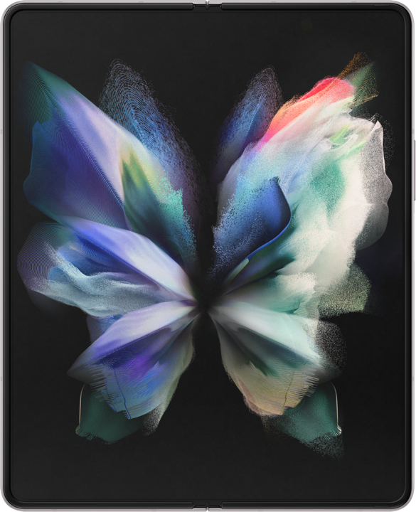 Actual product image Samsung Galaxy Z Fold3 5G EU (256 GB, Phantom silver, 7.60", SIM + eSIM, 12 Mpx, 5G)