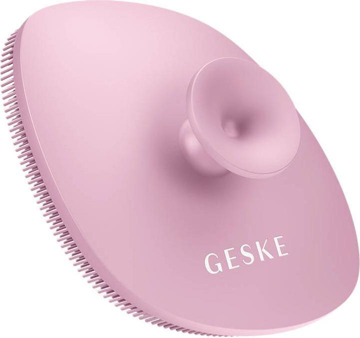 Image du produit Konjac Sponge Szczoteczka do czyszczenia twarzy 4w1 z uchwytem Geske z Aplikacją (różowy)