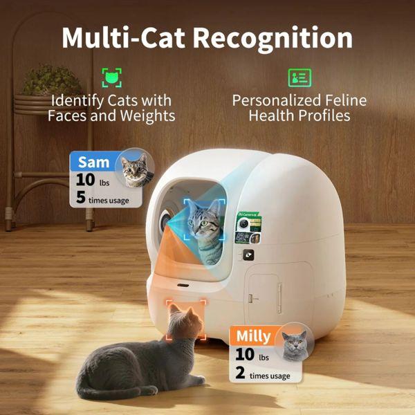 Immagine prodotto Petkit Purobot Max Pro (Lettiera autopulente, Lettiera per gatti chiusa)