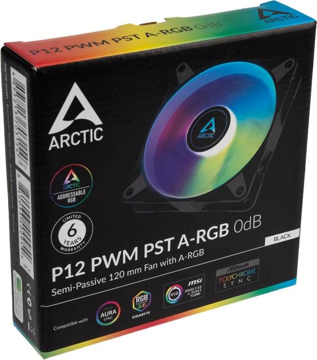 Actual product image Arctic P12 PWM PST A-RGB (120 mm, 1 x)