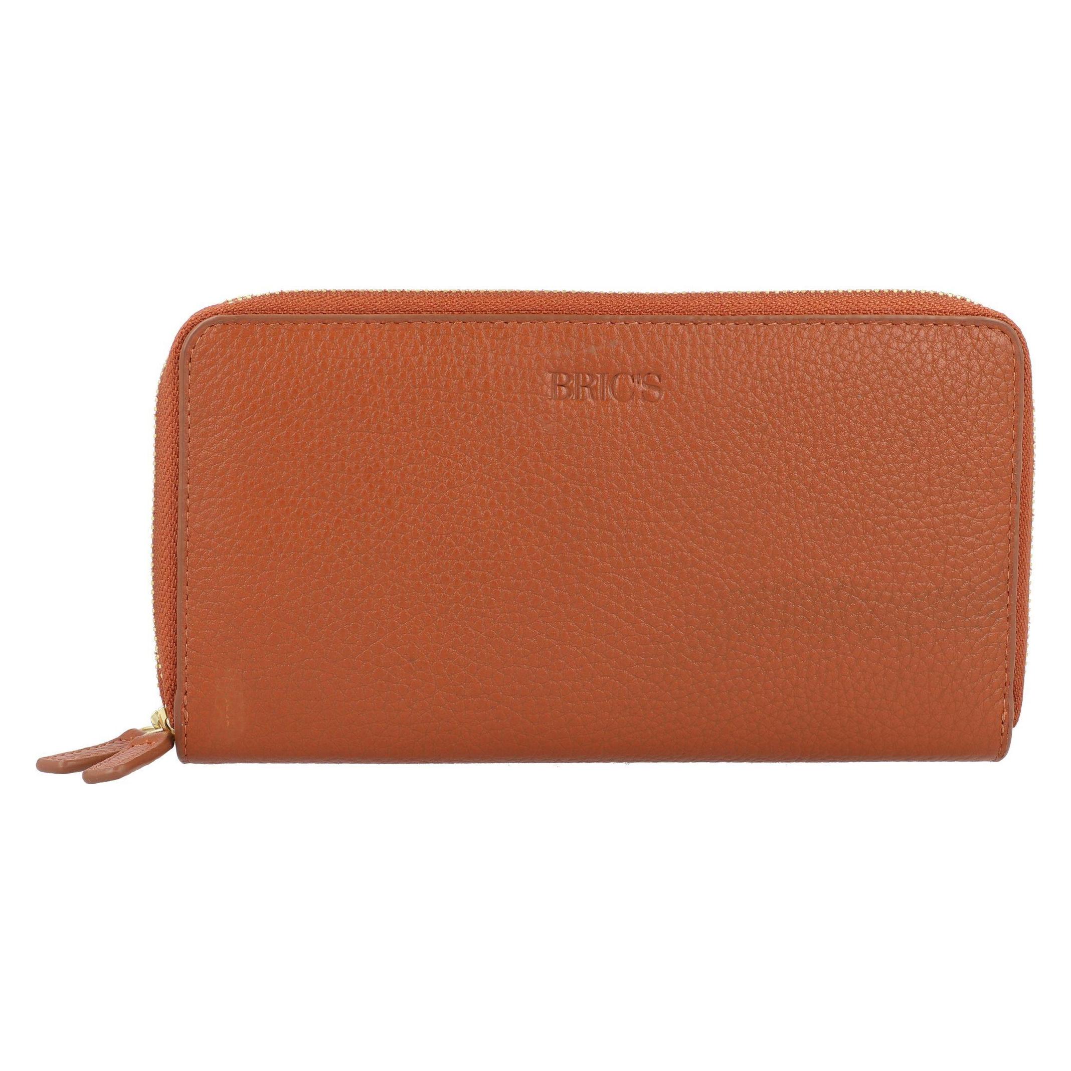 Brics, Damen, Portemonnaie, Marmolada Geldbörse Rfid Leder 18, 5 Cm, Braun