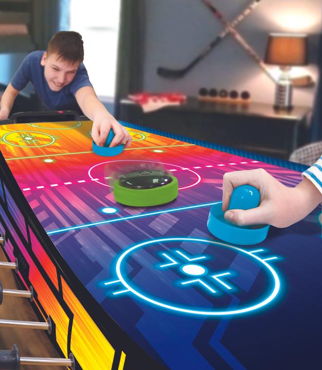 Produktbild Merchant Ambassador 2-in-1 Football & Air Hockey - Reversible Neon Arcade (MA8150D NH)