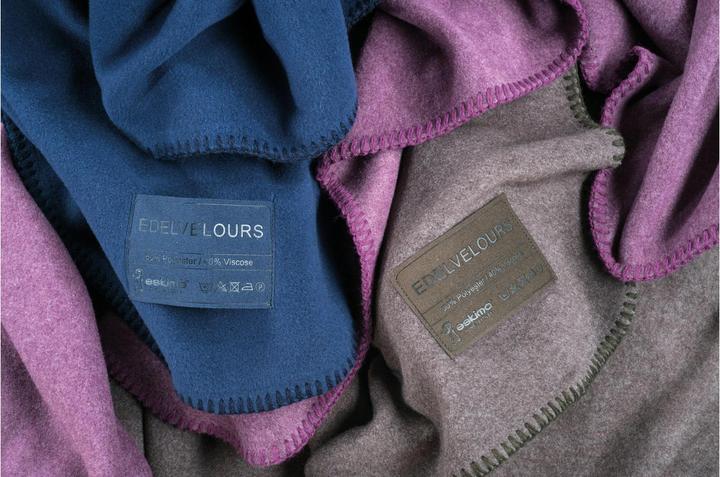 Produktbild Eskimo Decke Edelvelours Bordeaux,150 x 200 cm (200 x 150 cm)