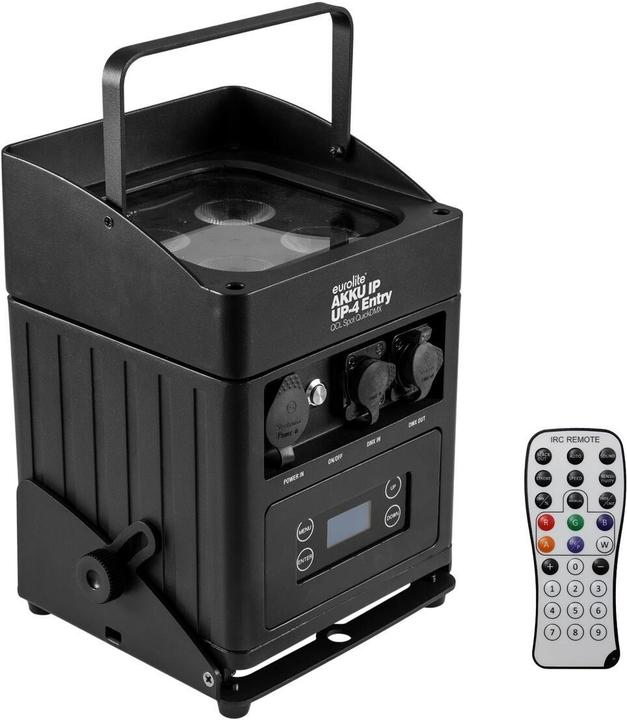 Produktbild Eurolite Set 4x AKKU UP-4 Entry QCL Spot QuickDMX + Case (8 W, LED)