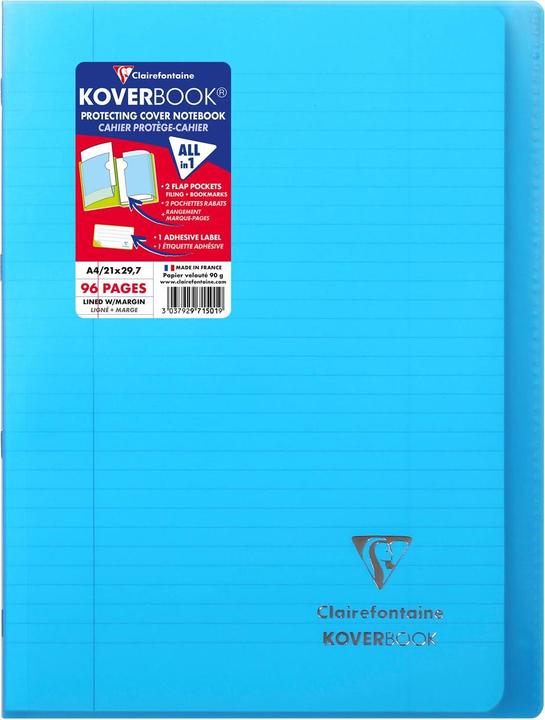 Actual product image Clairefontaine Koverbook (A4, Lined, Soft cover)