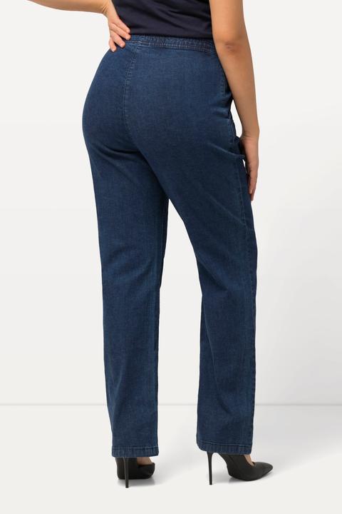 Image du produit Ulla Popken Jean Mandy, jambe droite et taille élastique (66)