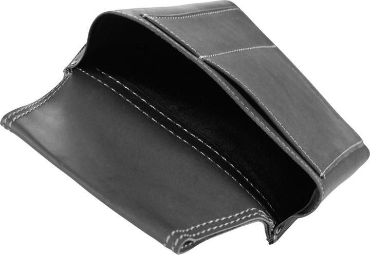 Immagine prodotto Greenburry Borsa da cintura vintage nera - Portafoglio da cameriere in pelle 14,5 cm