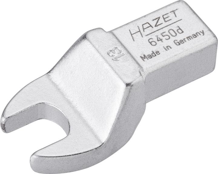 Actual product image HAZET Insert open-end wrench 6450D-13 ∙ Insert square 14 x 18 mm ∙ Outside hexagon profile ∙ 13 mm