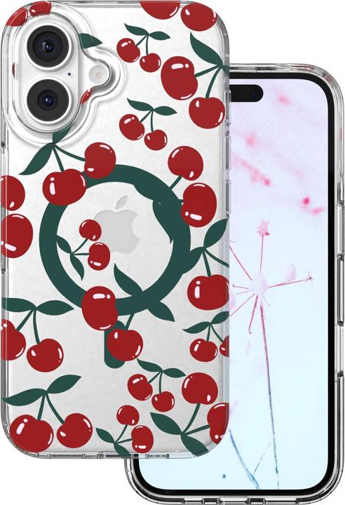 Produktbild OEM Cherry Mag case for iPhone 16 6,1" transparent (Apple iPhone 16)