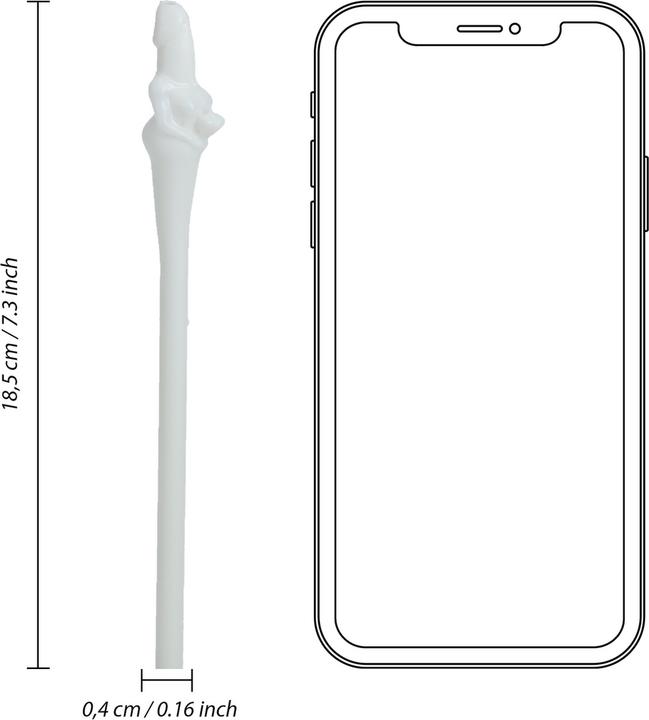 Produktbild S-Line Couples Straws - Black and White
