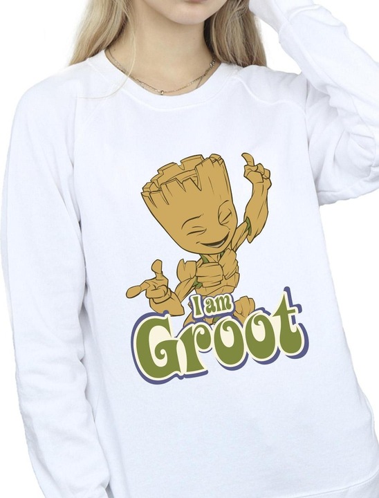 Actual product image Guardians of the Galaxy Womens/Ladies Groot Dancing Sweatshirt (S)