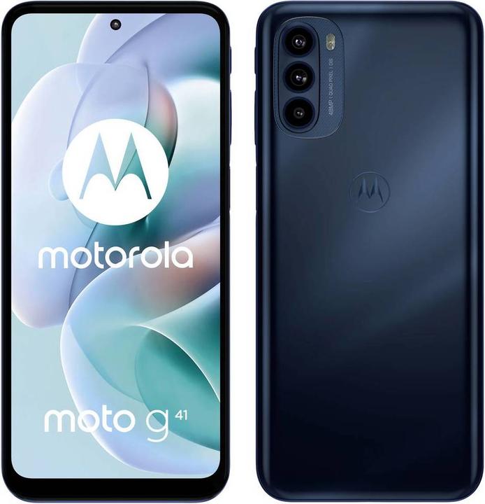 Produktbild Motorola Moto G41 (128 GB, Meteorite Black, 6.43", Hybrid Dual SIM, 4G)