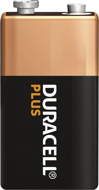 Productafbeelding Duracell Plus Power (2 Pcs., 9V Block, 580 mAh)