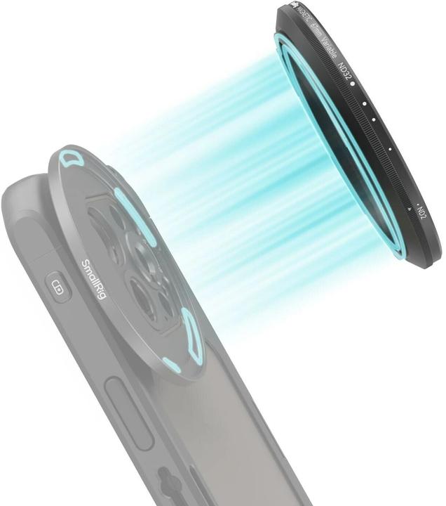 Actual product image SmallRig Clip-on VND filter ND2-ND32 (1-5 stop) 67mm