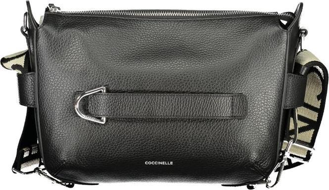 Actual product image Coccinelle Gretel Ribbon Crossbody Bag Grained Leather