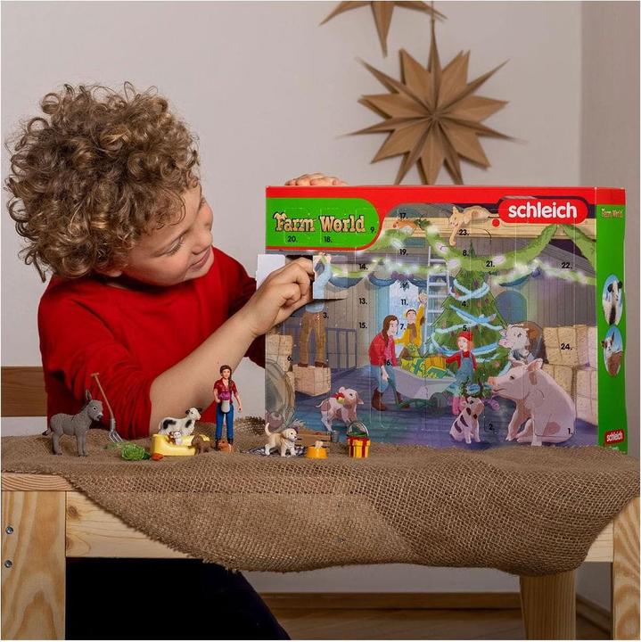Actual product image Schleich Advent Calendar Farm World