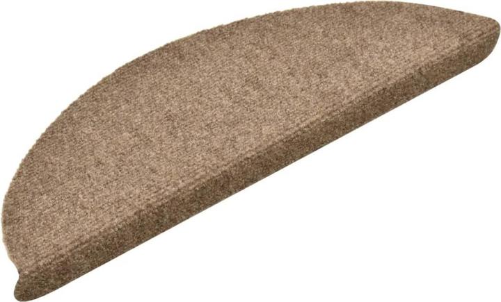 Actual product image vidaXL Selbstklebende Stufenmatten, 15 Stück, cremefarben, 56x17x3cm (56 x 17 x 3 cm)