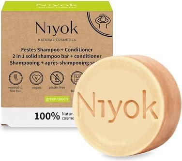 Actual product image Niyok 2in1 Green touch (Solid shampoo)