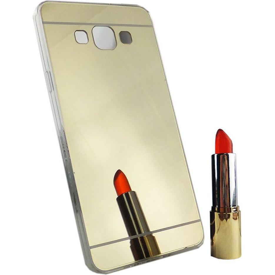 König Design Handyhülle für Samsung Galaxy A7 (2015) Schutzcase Backcover Bumper Etuis Gold (Samsung Galaxy A7), Smartph...