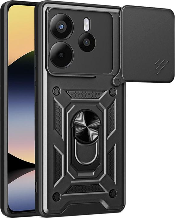 Actual product image Techsuit - CamShield Series - Xiaomi Redmi Note 14 4G (164,84 x 78,15 x 8,16mm) - Black (Xiaomi Redmi Note 14)