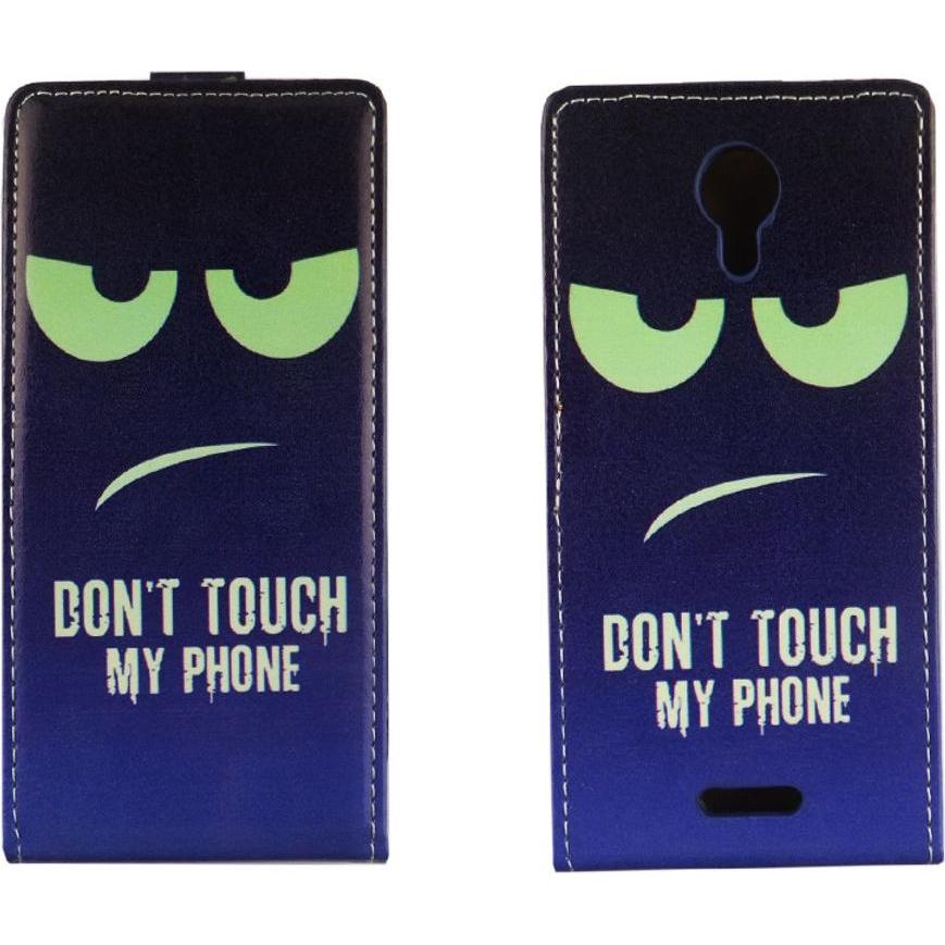 Thumbnail - König Design Wiko Jerry 2 Hülle Case Handy Cover Schutz Tasche Flip Schutzhülle Schale Blau (Wiko Jerry 2), Smartphone H...