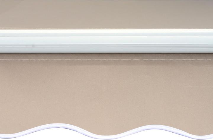 Actual product image Swisshandel24 Alu-Markise Gelenkarmmarkise 3m Beige (3 m)