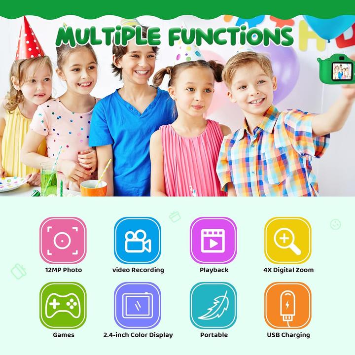 Image du produit Activity Board Appareil photo numérique pour enfants, caméra d'action étanche