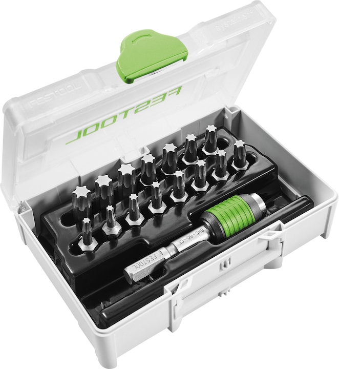 Festool Bit-Sortiment SYS3 XXS CE-TX BHS 60 (TX15, TX20, TX25, TX30, TX40, TX10)