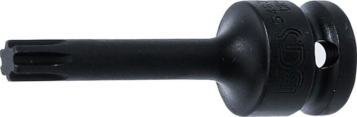 Actual product image BGS Impact Bit Socket | 12.5 mm (1/2") Drive | Spline (for RIBE) M9 (Inner square)