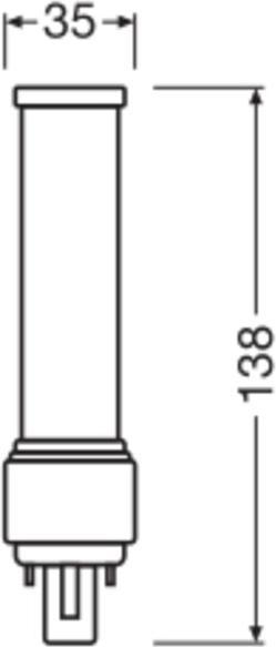 Actual product image Osram Dulux (G24d-1, 6 W, 660 lm, 1 x, E)
