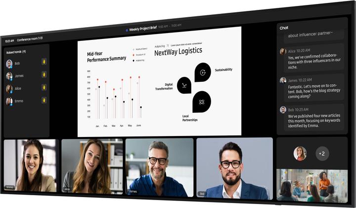 Actual product image Samsung Smart Signage QP105DX-5K 266,7cm(105") DEAL ONLY (Speditionsversand) (5120 x 2160 pixels, 105")