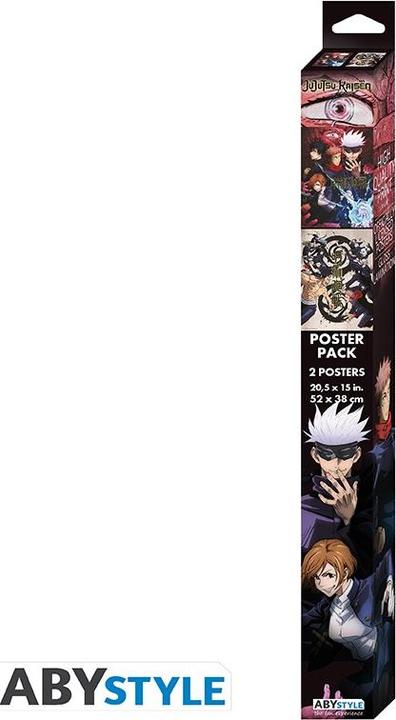 Produktbild GB Eye Poster Set 2 Chibi Jujutsu Kaisen : Group and school (52x38)