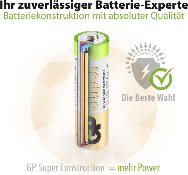 Produktbild GP Batteries Super Alkaline (40 Stk., AA)