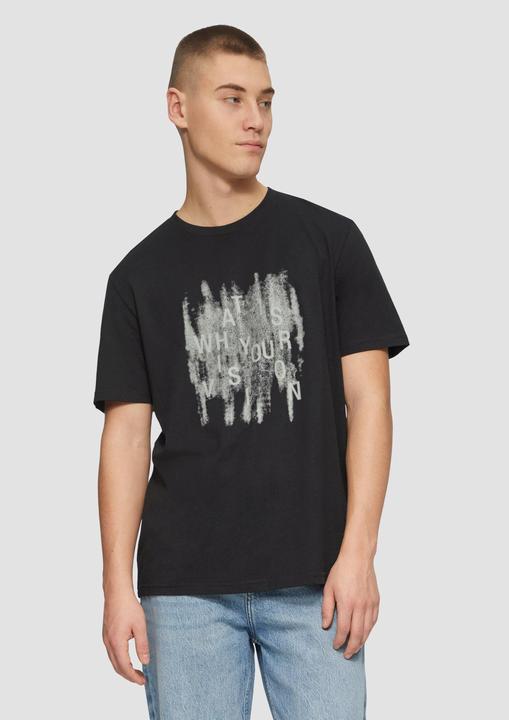 Produktbild s.Oliver T-Shirt Basic Rundhals T-Shirt mit Frontprint (S)