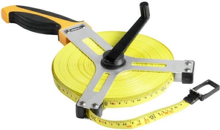 Actual product image Ironside Measuring tape open 30 m x 15 mm made of glass fibre, 1 piece, 150229 (30 m)