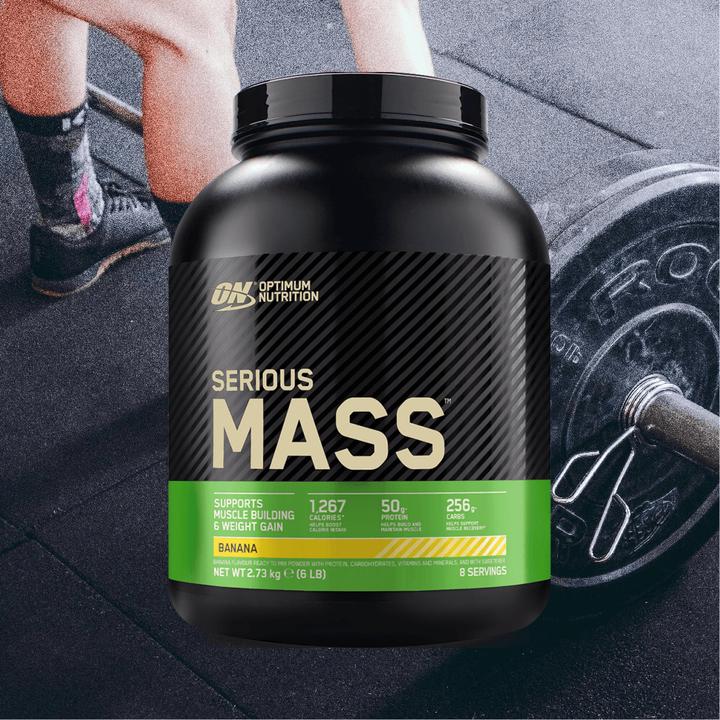 Actual product image Optimum Nutrition serious mass (Banana, 1 pcs., 2727 g)