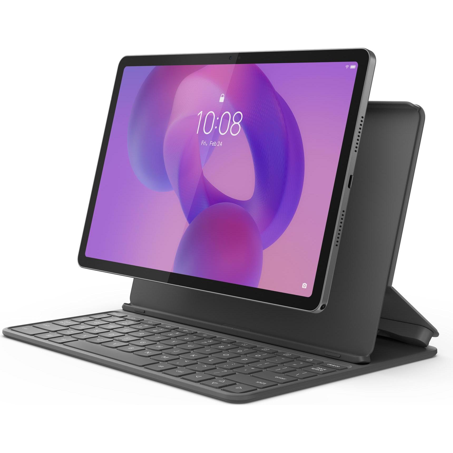 Lenovo Idea Tab KB Bundle - NORDIC (nur WLAN, 11", 256 GB, Luna Grey), Tablet, Grau