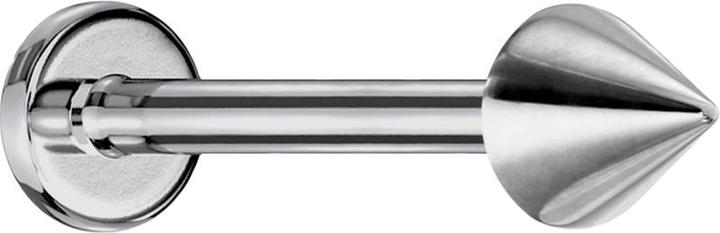 Image du produit Star Piercing Micro Labret stérile argenté avec cône (sans laiton, Titane G23)