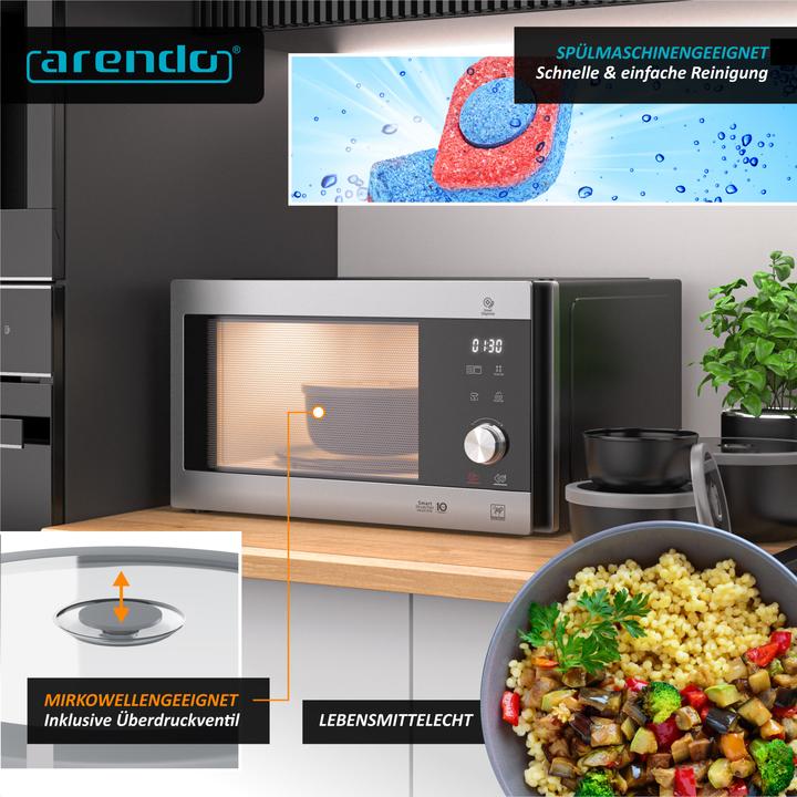 Produktbild Arendo Rührschüssel 4er Plastikschüssel-Set mit Deckel (20 cm, 2 l, 4 x)