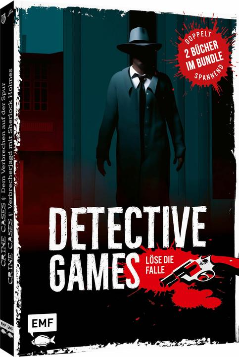 Actual product image Detective Games – Löse die Fälle! (2 Bücher im Bundle) (German, Beate Huth, Clémence Roux de Luze, Gesa Mattiesch, Gilles Saint-Martin, Michele Lecreux, Pascal Guichard, 2023)
