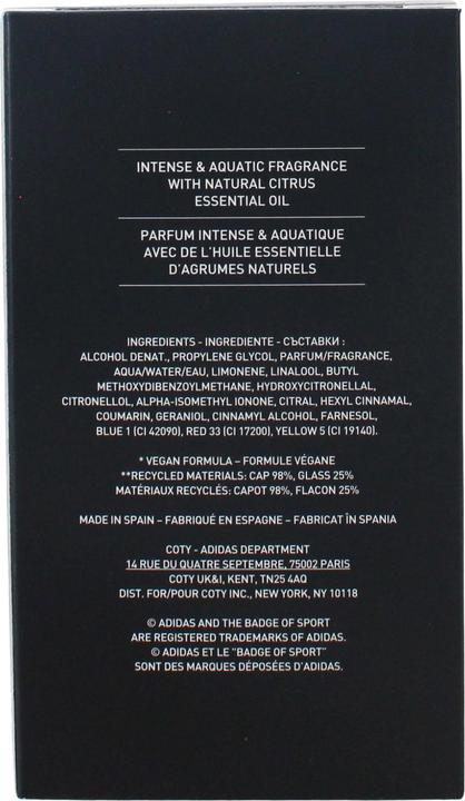 Produktbild adidas Ice Dive Intense (Eau de Parfum, 50 ml)